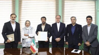 امضای تفاهم نامه جشنواره تئاتر کودک و نوجوان با حضور مرضیه برومند
